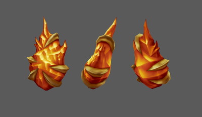 魔石3,橙色魔石,橙色水晶石头,法宝,法器,属性石头