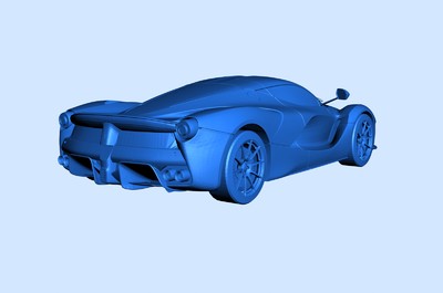 法拉利跑车3d模型(可打印)