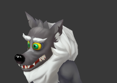 卡通大灰狼q版大灰狼