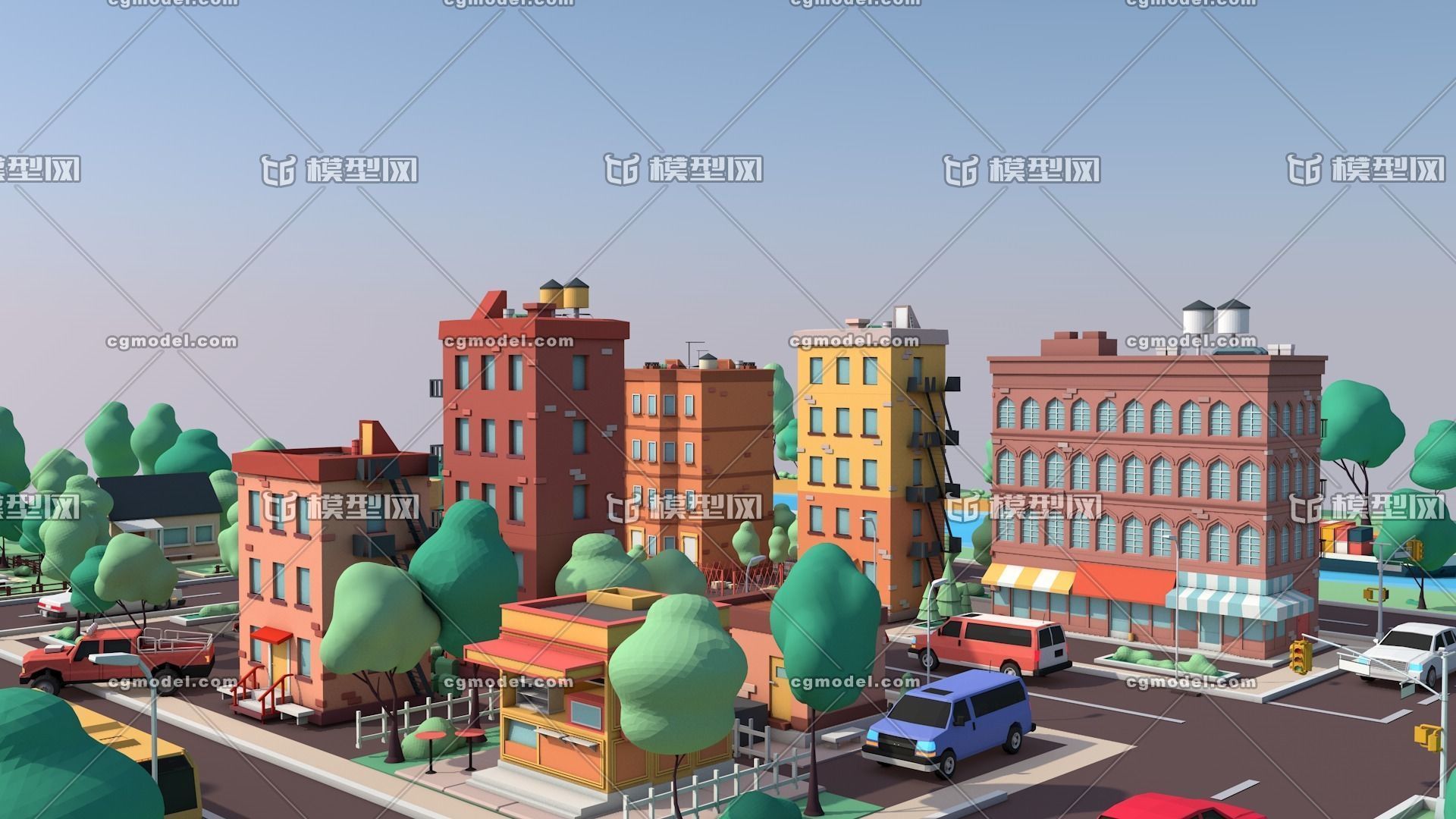 ͨ;۳е;ģ ͨlow poly ģ
