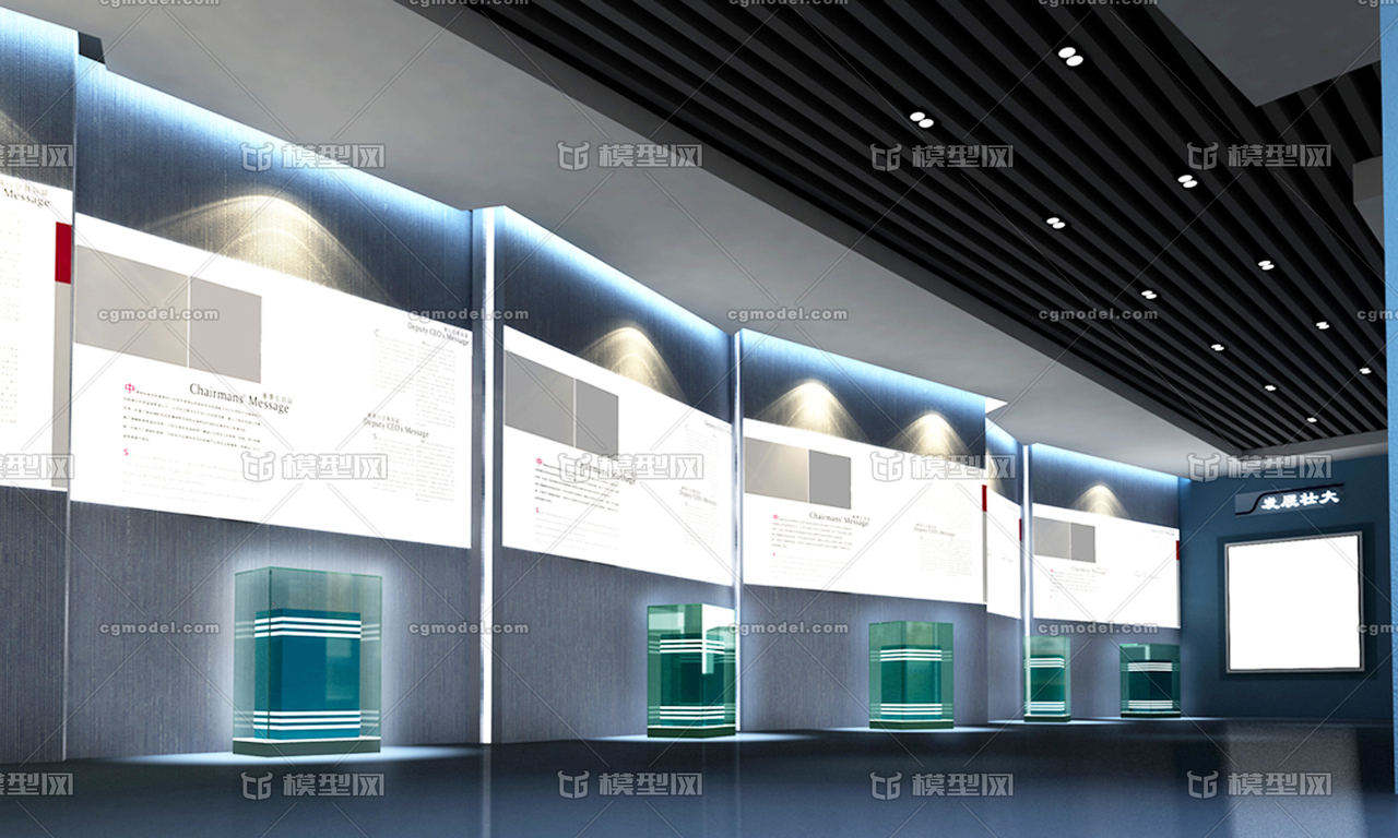 校史馆展厅展台展示空间科技