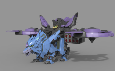 机甲狼飞行坐骑,机器战兽