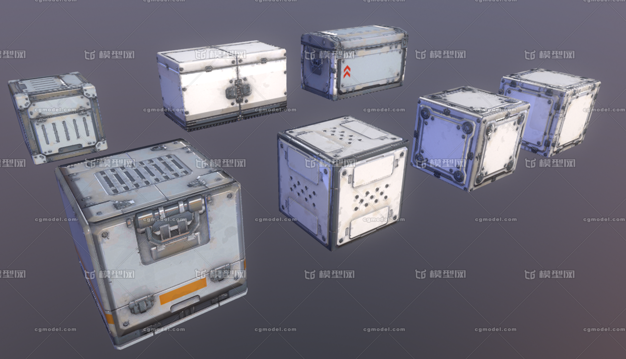 次世代 PBR模型-场景部件模型库-Marmoset Toolbag(.tbscene/.tbmat)模型下载-cg模型网
