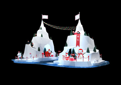 冰雪企鹅圣诞美陈dp点