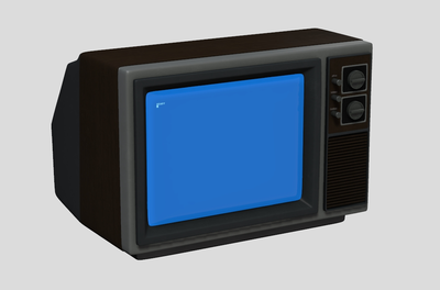 复古电脑 8bit电脑 8-bit 计算机发展史复古黑白旧式古董电视机像素风