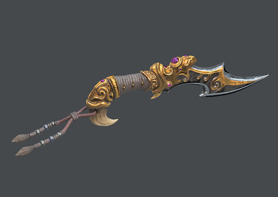 黄金匕首 水晶匕首 古代武器 冷兵器 华丽  短刀 短剑 写实 玄幻奇幻
