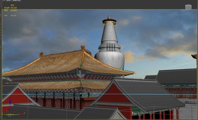 寺庙五台山古寺 寺院模型-古代场景模型库-3ds Max(.max)模型下载-cg模型网