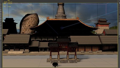 寺庙五台山古寺 寺院模型-古代场景模型库-3ds Max(.max)模型下载-cg模型网