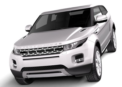 路虎揽胜极光白色 range rover evoque 2015