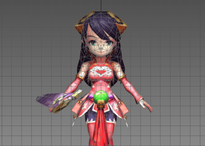 女法师施法动作女孩游戏动作全套