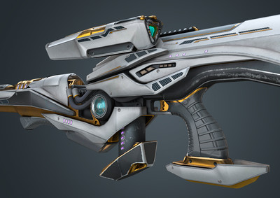 pbr高质量 科幻枪械 科幻激光枪 scifi 外星人 未来武器 自动 突击