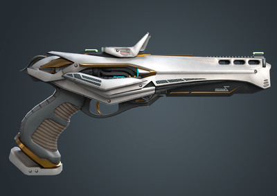 能量手枪 枪械 科幻手枪 scifi 未来武器 自动 次世代枪支 外星武器