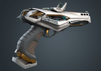 能量手枪 枪械 科幻手枪 scifi 未来武器 自动 次世代枪支 外星武器