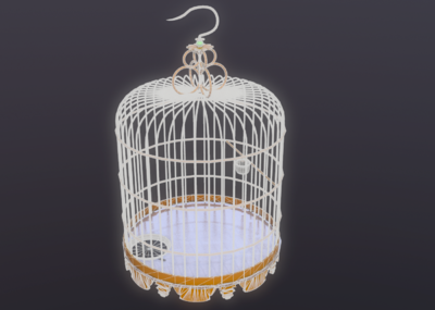 写实 鸟笼 笼子 中式鸟笼 兽笼