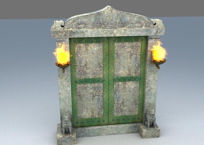 古墓石门,石门,地宫石门