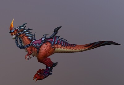 手绘 恐龙 坐骑   霸王龙 坐骑  dinosaur