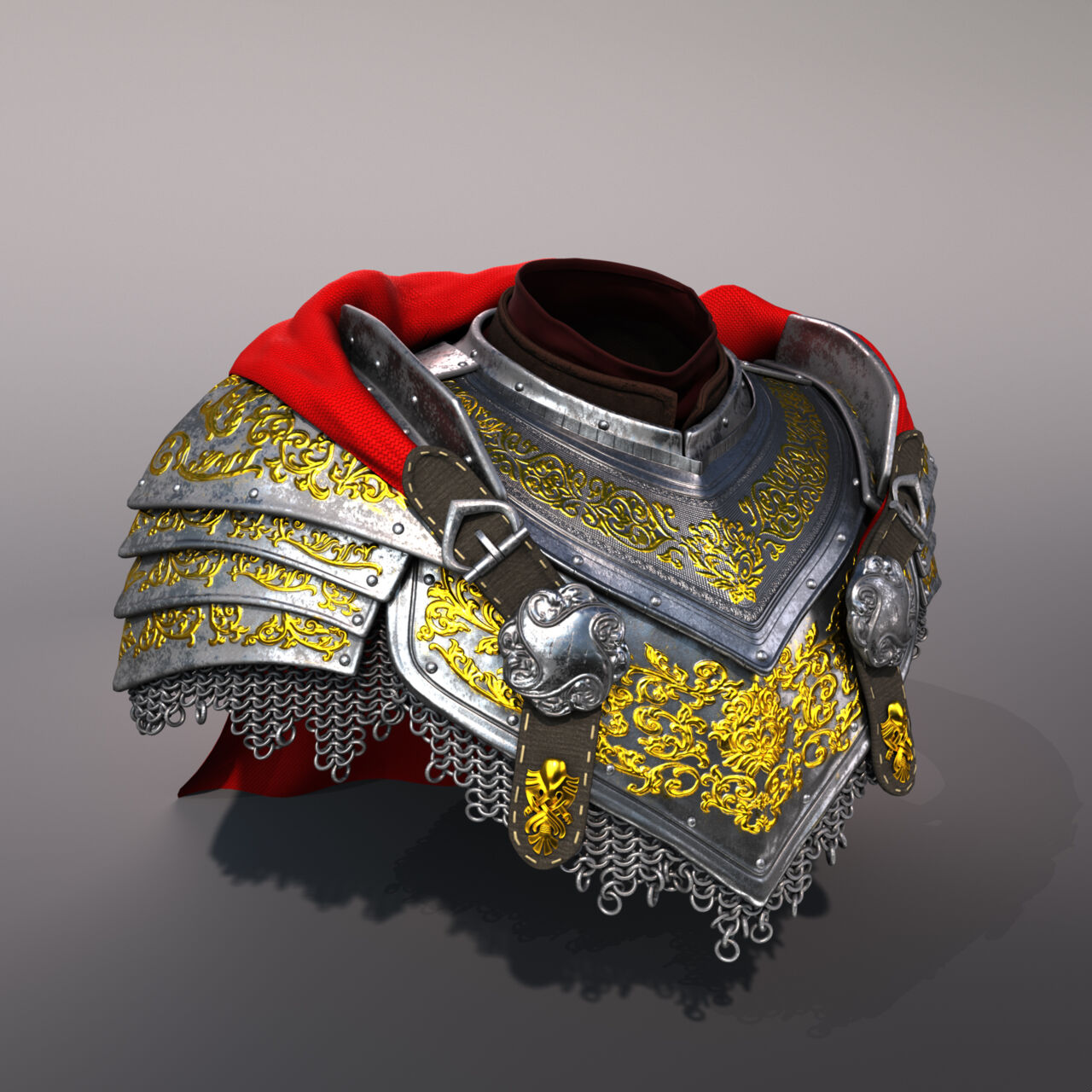 骑士盔甲_霜夏叶作品_游戏/影视/动画_cg模型网