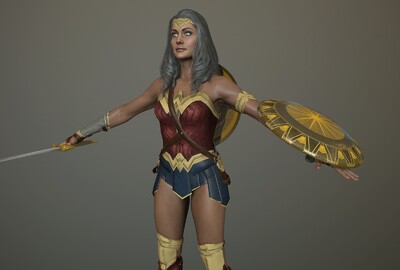 超精細 神奇女俠---wonderwoman dc電影 超級女英雄