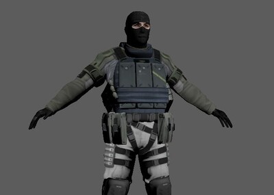 未来战士56套动画 科幻士兵 科幻反恐士兵 军人