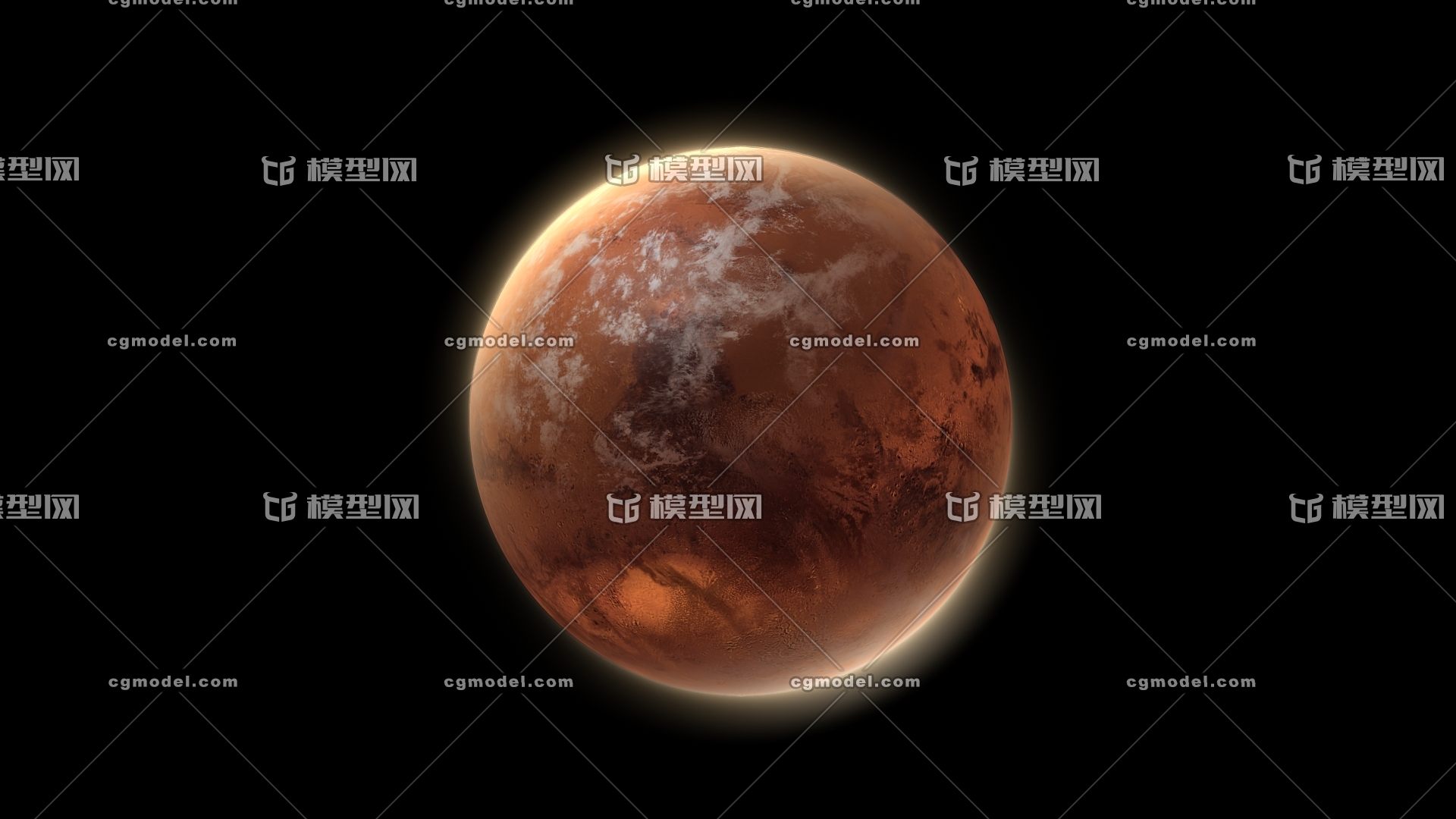 火星星球写实10k像素贴图