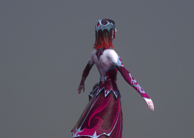 次世代 pbr 吸血鬼 性感女妖 女吸血鬼 晚礼服 吸血女王 吸血蝙蝠