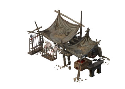 铁匠铺,武器店_小锋作品_场景古代场景_cg模型网