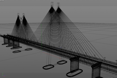 港珠澳大桥模型