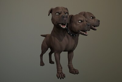 地狱三头犬  希腊神话  看门犬 恶魔   奇幻生物   魔法世界