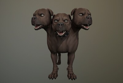 地狱三头犬  希腊神话  看门犬 恶魔   奇幻生物   魔法世界