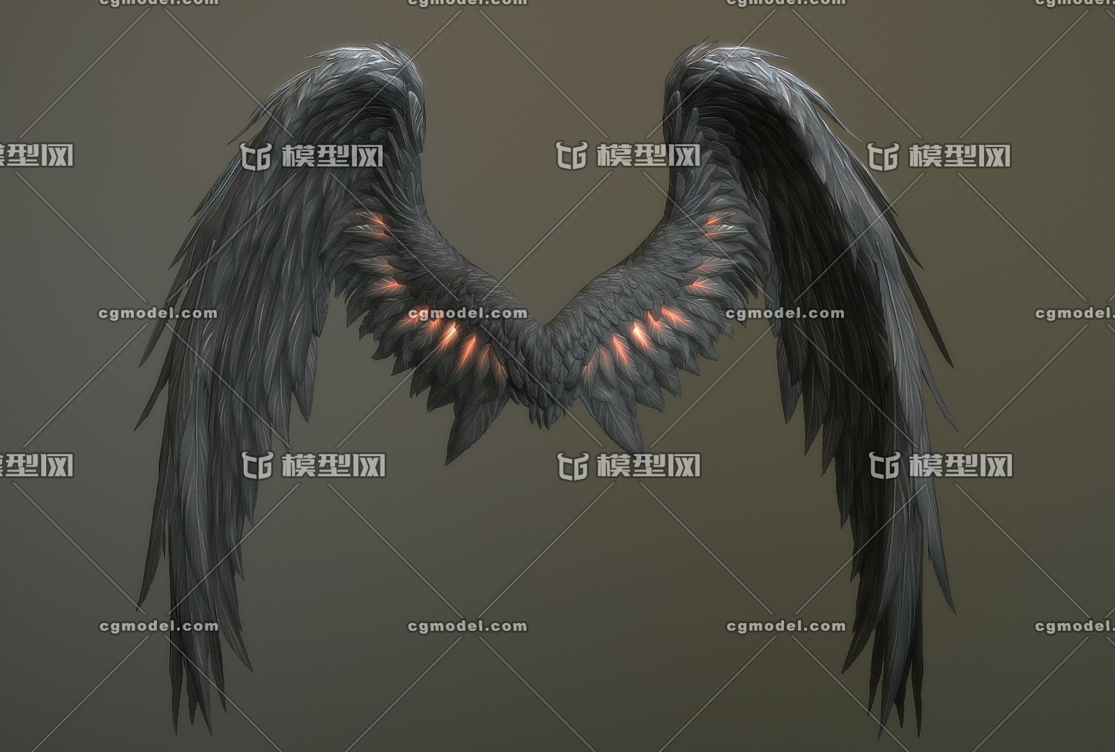 天使 羽翼  魔鬼 翅膀  次世代  写实 angel  wings