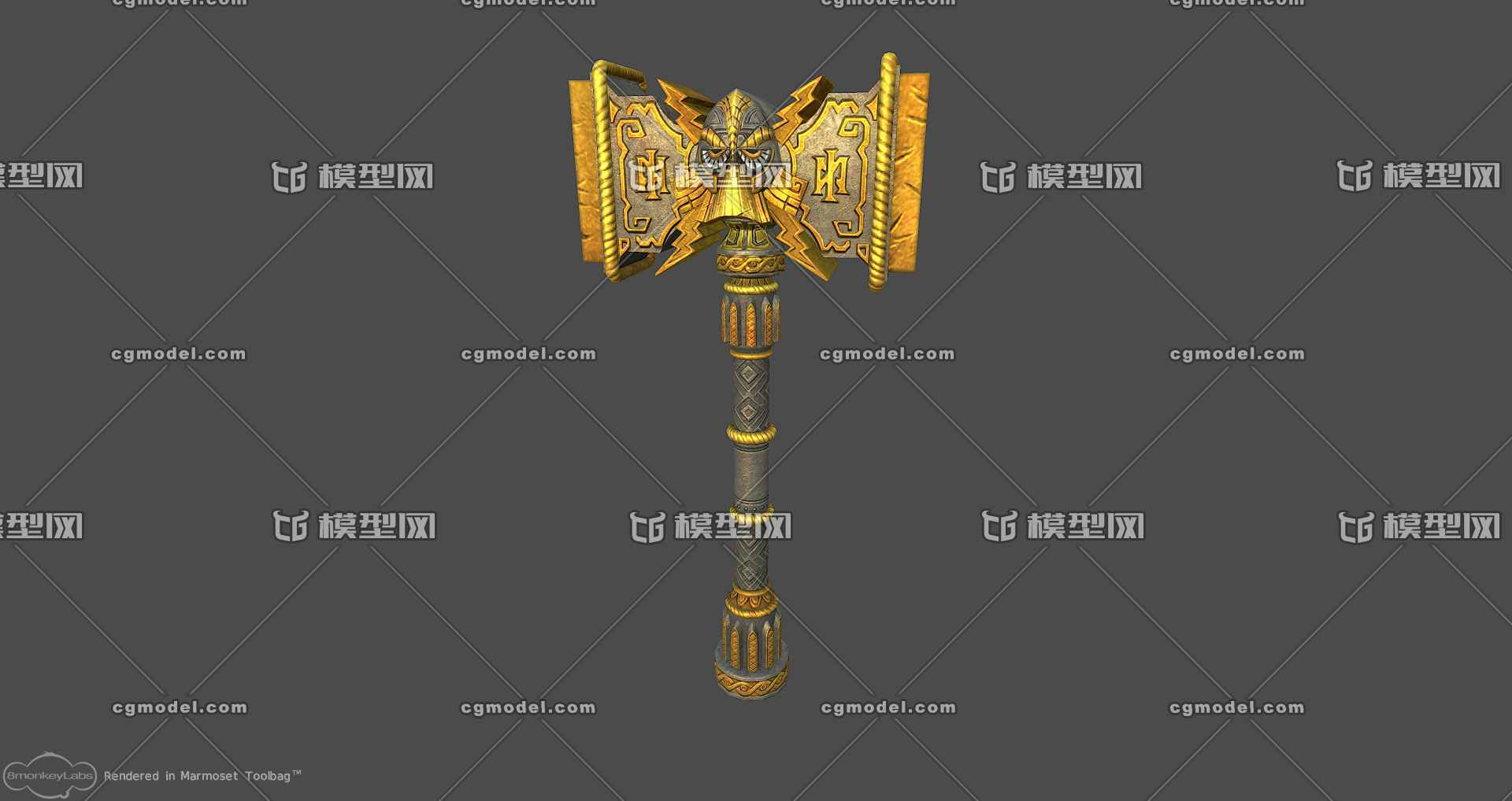 战锤兽人之锤次时代模型