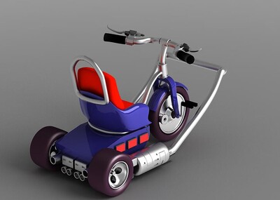 玩具三轮车 玩具车 脚踏车 小孩玩具 玩具卡丁车 娱乐设备 卡丁车模型