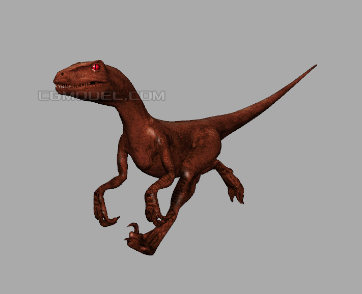 fbx maya次时代恐龙火龙丧尸变异远古时代生物带骨骼1分钟动作动画