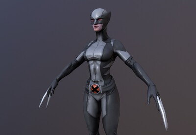 女版金刚狼 x-23 wolverine 漫威 超级英雄