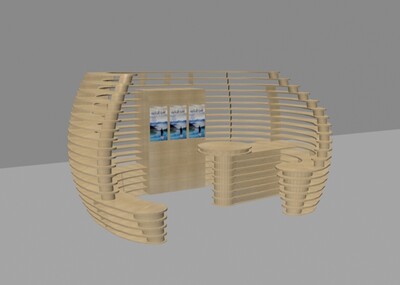 商场异形展柜展台书架货架