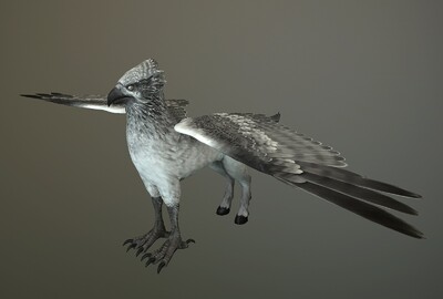 鹰马兽-比克巴克 奇幻动物 次世代_1206736147作品_动物飞禽_cg模型网