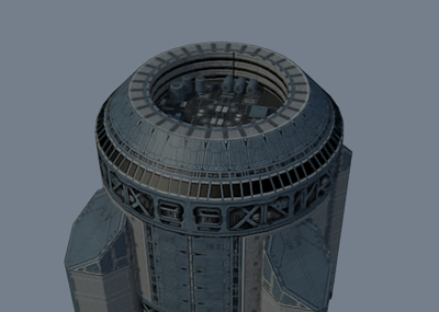 精细未来科幻建筑 基站 科幻_马书记0725作品_场景科幻场景_cg模型网