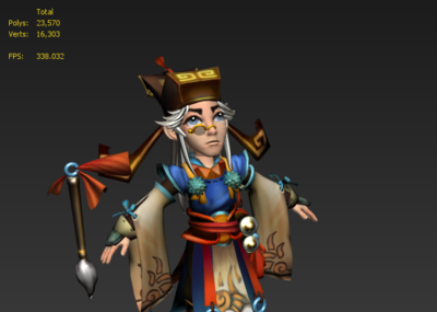 半q版 古代秀才状元_limo万岁作品_人物男人_cg模型网