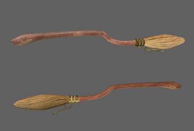 飞天扫帚 光轮2000  写实 道具  魔法扫把