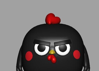 卡通角色_鸡小黑