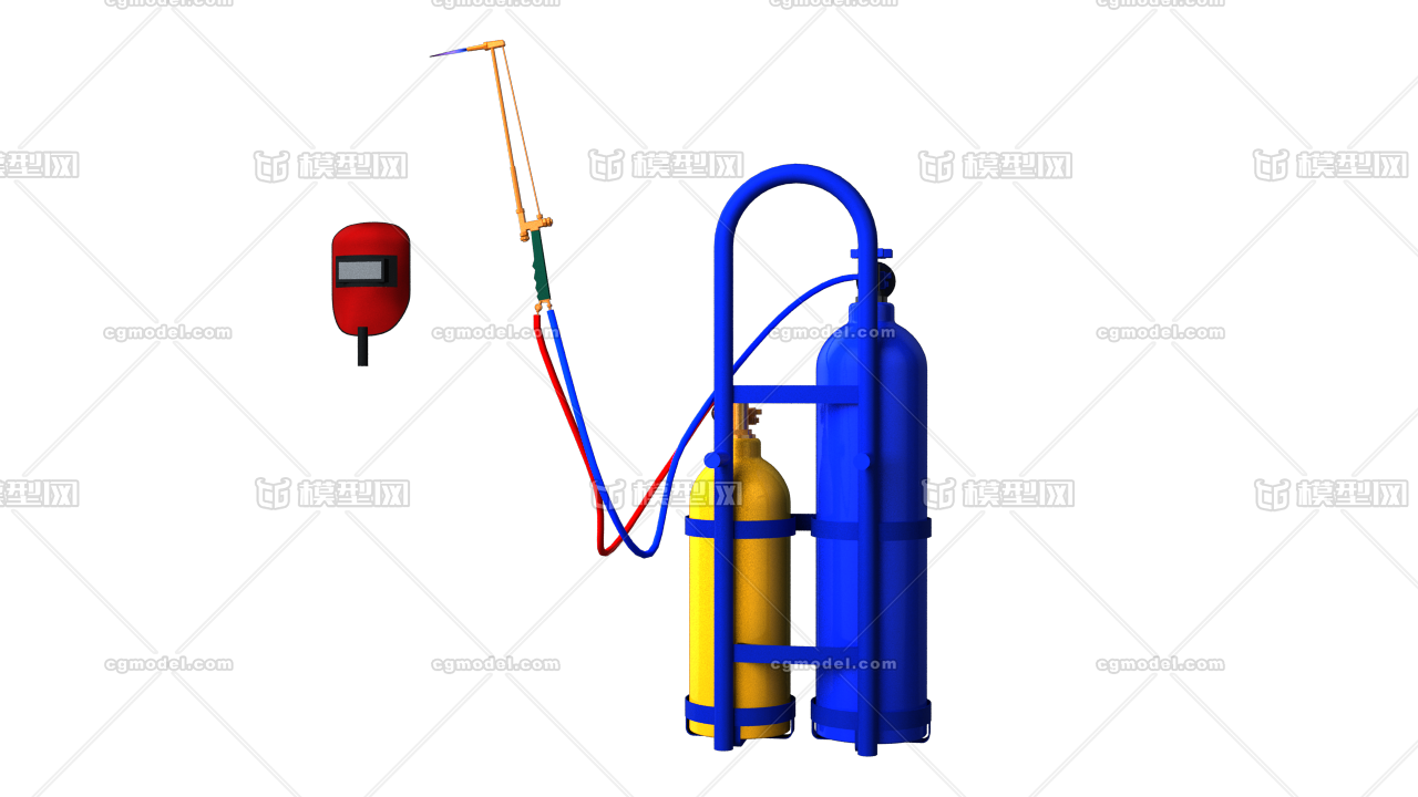 简易的气焊设施_onlyforfm.作品_机械/器械工业设备_cg模型网