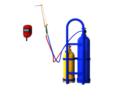 简易的气焊设施_onlyforfm.作品_机械/器械工业设备_cg模型网