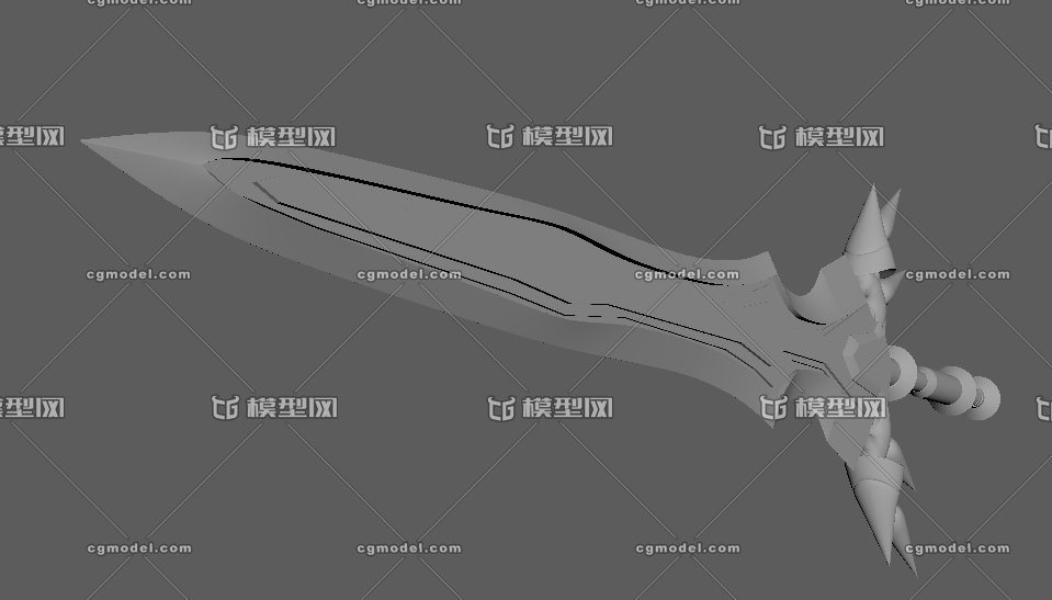 武器,刀剑_安好安心作品_武器冷兵器_cg模型网