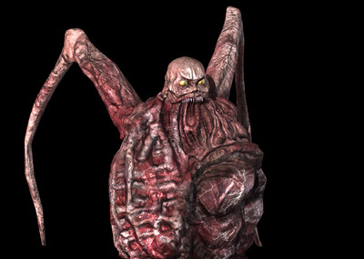 畸形丧尸僵尸怪物3d次世代模型