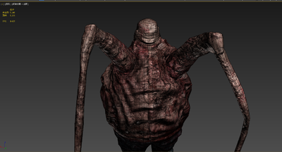 畸形丧尸僵尸怪物3d次世代模型