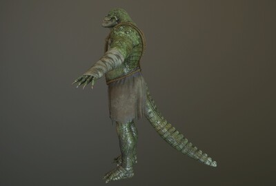 鳄鱼怪 杀手鳄 次世代 变异体 写实鳄_1206736147作品_人物异形怪物