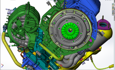 发动机  机械  拆解动画  内燃机