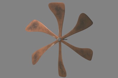 螺旋桨 船用电动推进器 马达螺旋桨 船桨螺旋桨叶水下推进器桨叶叶轮