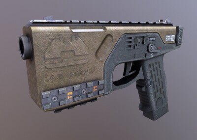 kap-40手枪 全自动枪械_18537776869作品_武器枪械模型_cg模型网