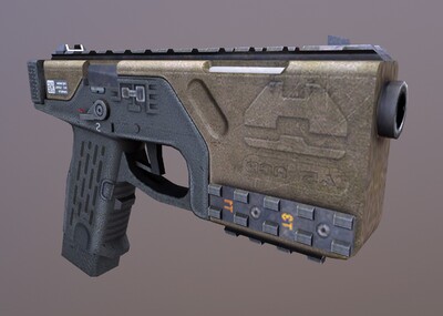 kap-40手枪 全自动枪械_18537776869作品_武器枪械模型_cg模型网